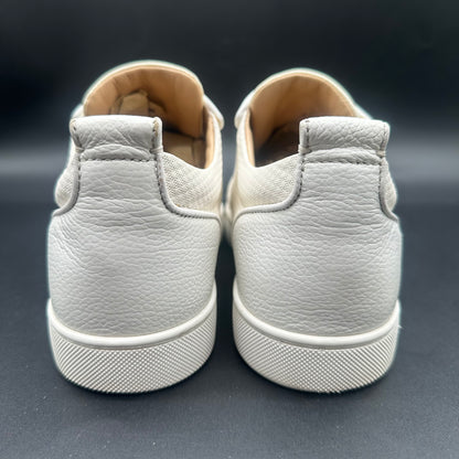 Louboutin Junior Spikes - Blanc Beige Gris C1417