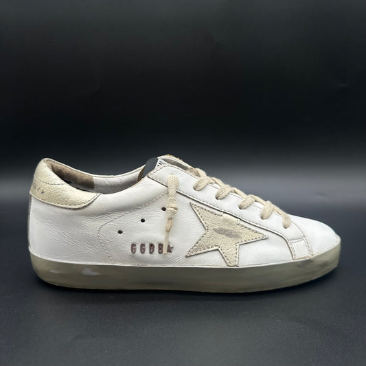 Golden Goose Superstar - Blanc Or C1215