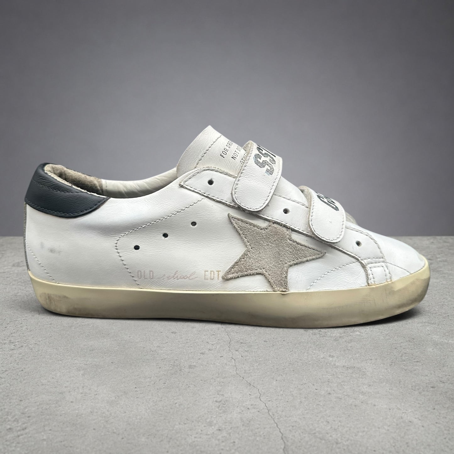 Golden Goose Old-School - Blanc Noir Beige C1295