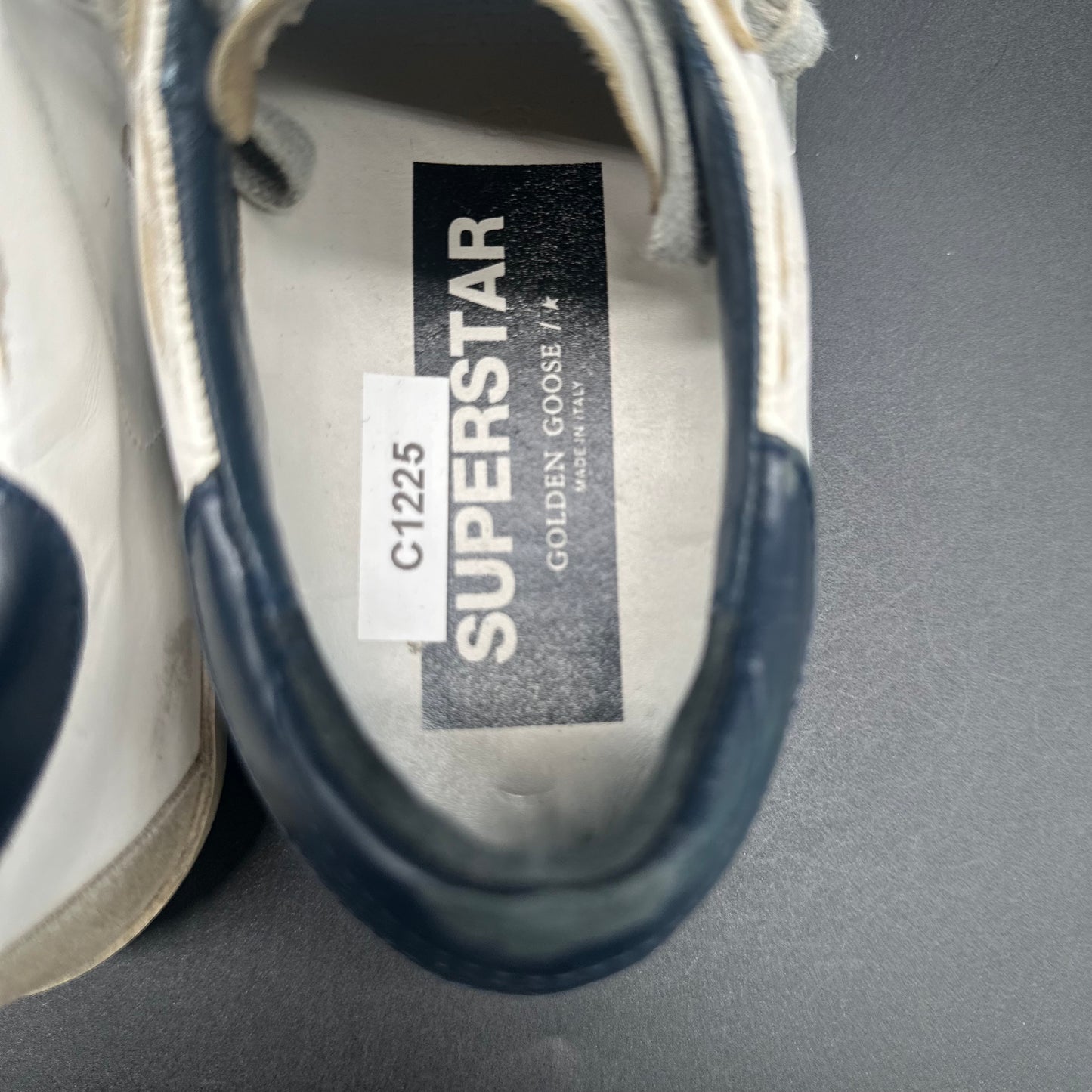 Golden Goose Superstar - Blanc Beige Bleu C1225