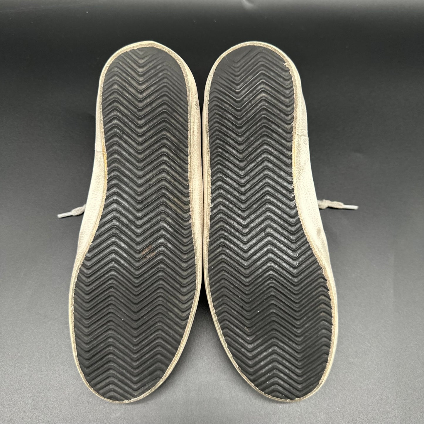 Golden Goose Superstar - Blanc Argent C1212