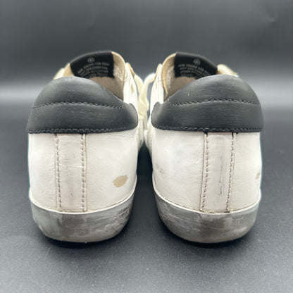Golden Goose Superstar - Blanc Noir Beige Argent C1423