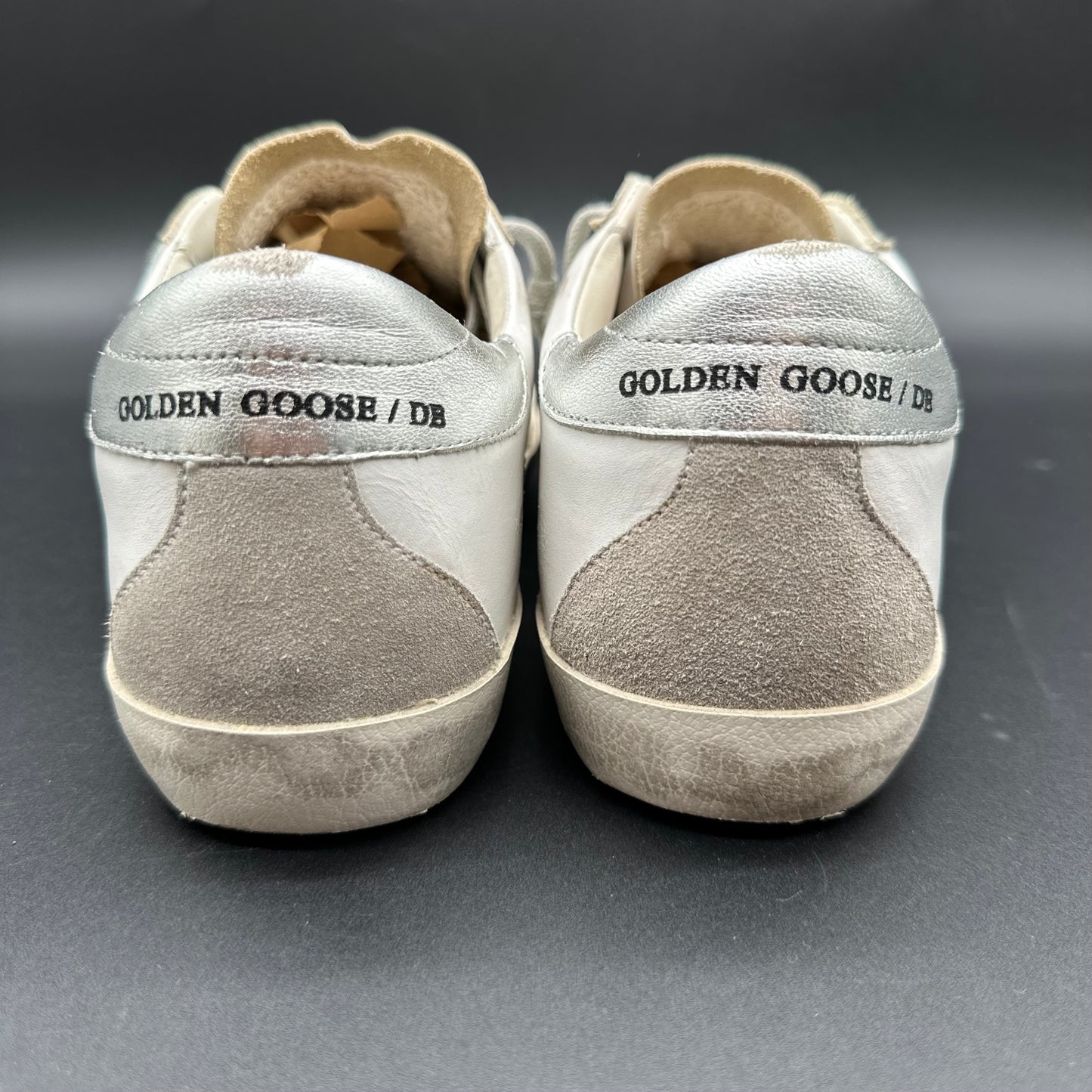 Golden Goose Superstar - Blanc Beige Argent P437