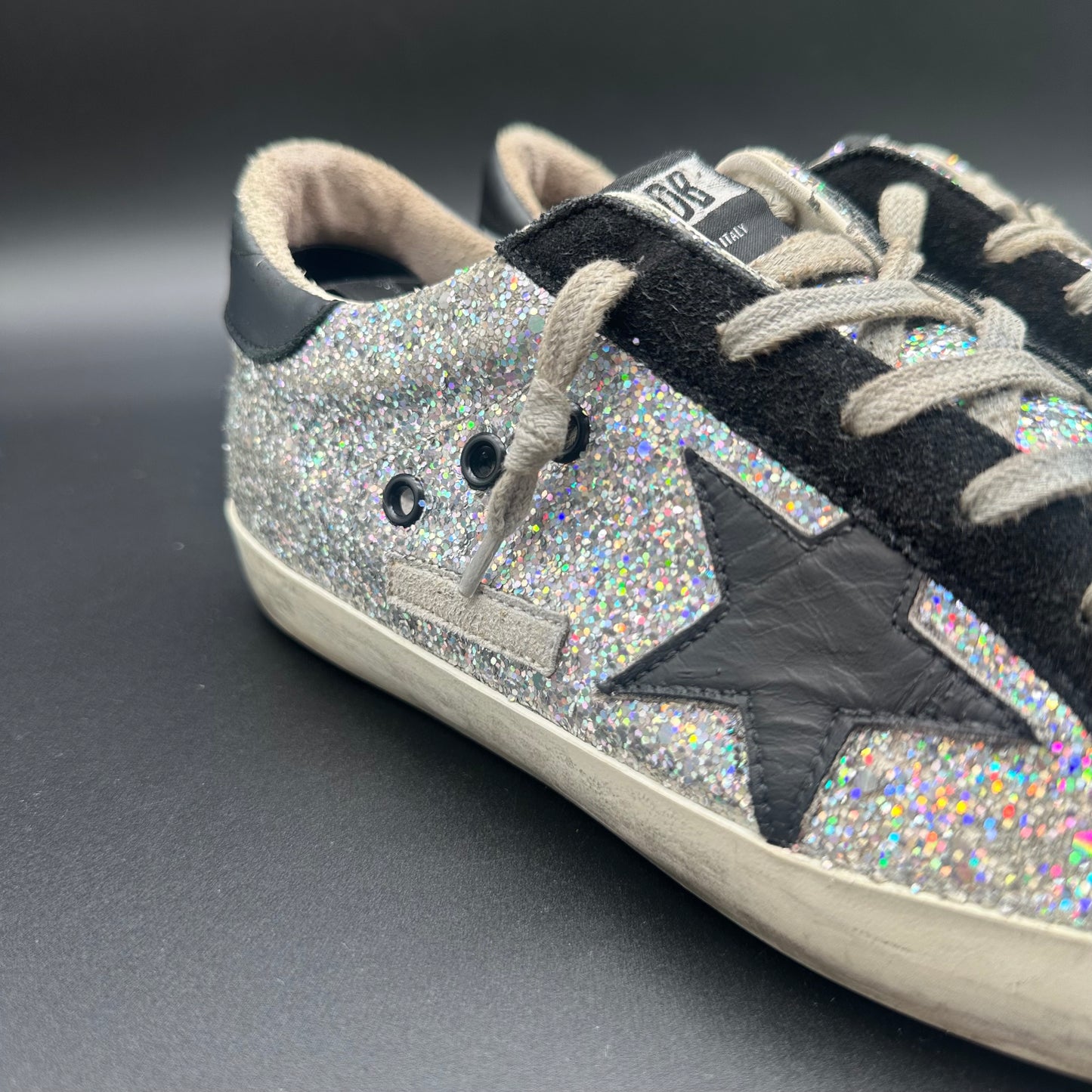 Golden Goose Superstar - Noir Paillettes C1223