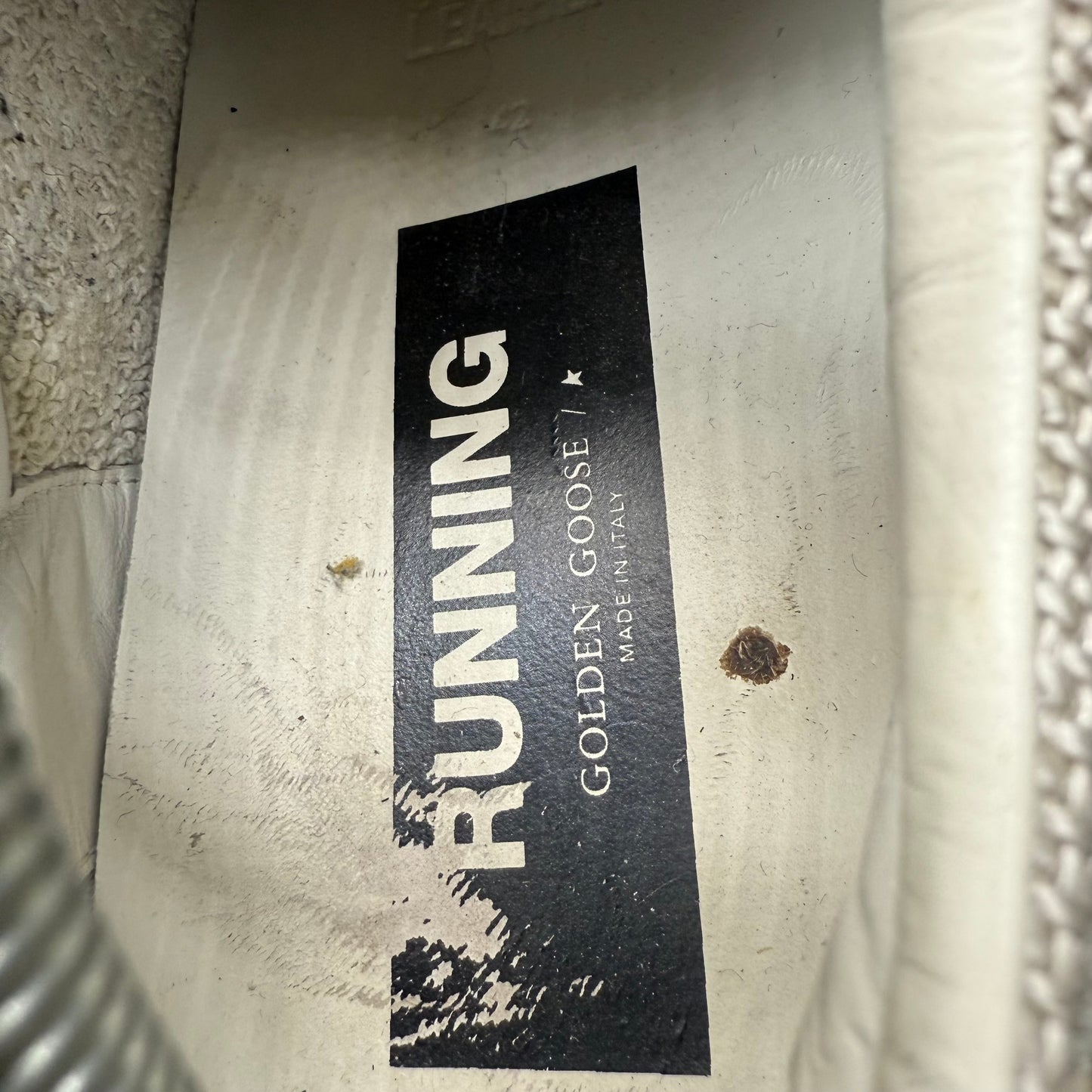 Golden Goose Running - Gris Noir Blanc