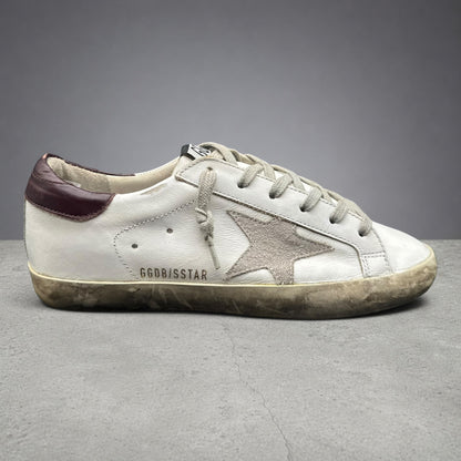 Golden Goose Superstar - Blanc Beige Bordeaux C1452