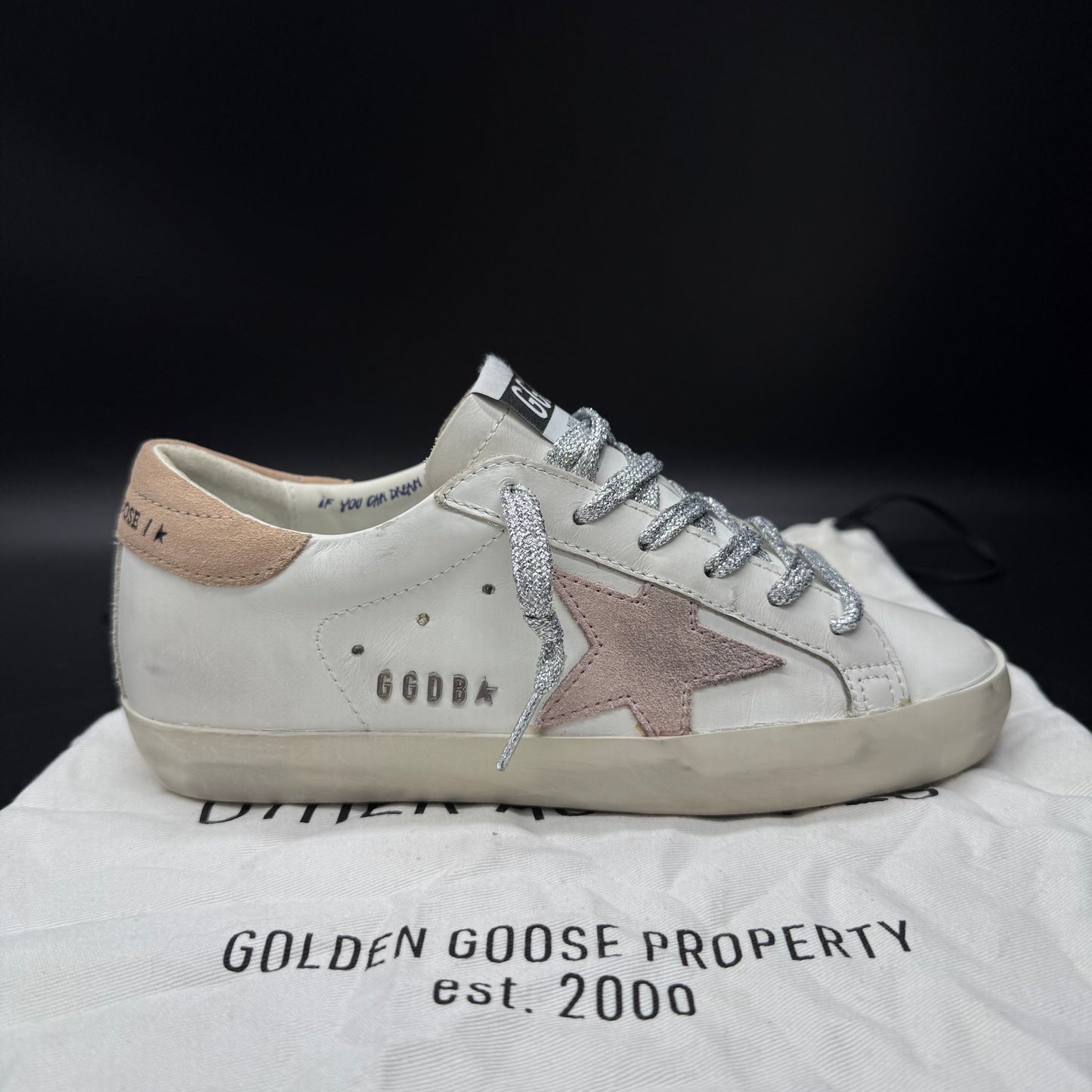 Golden Goose Superstar - Blanc Rose
