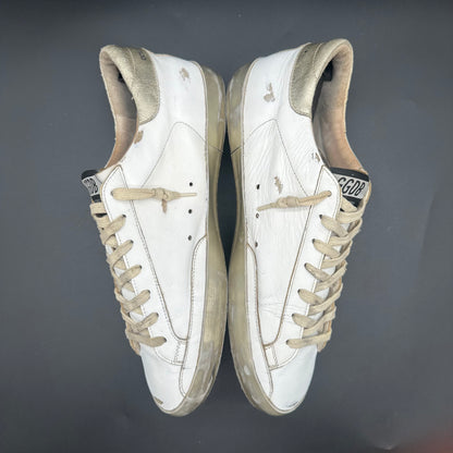 Golden Goose Superstar - Blanc Or C1237