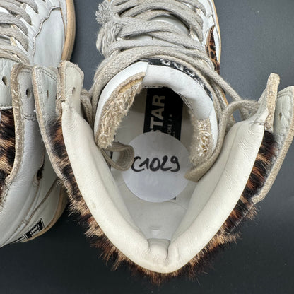 Golden Goose Skystar - Blanc Léopard C1029