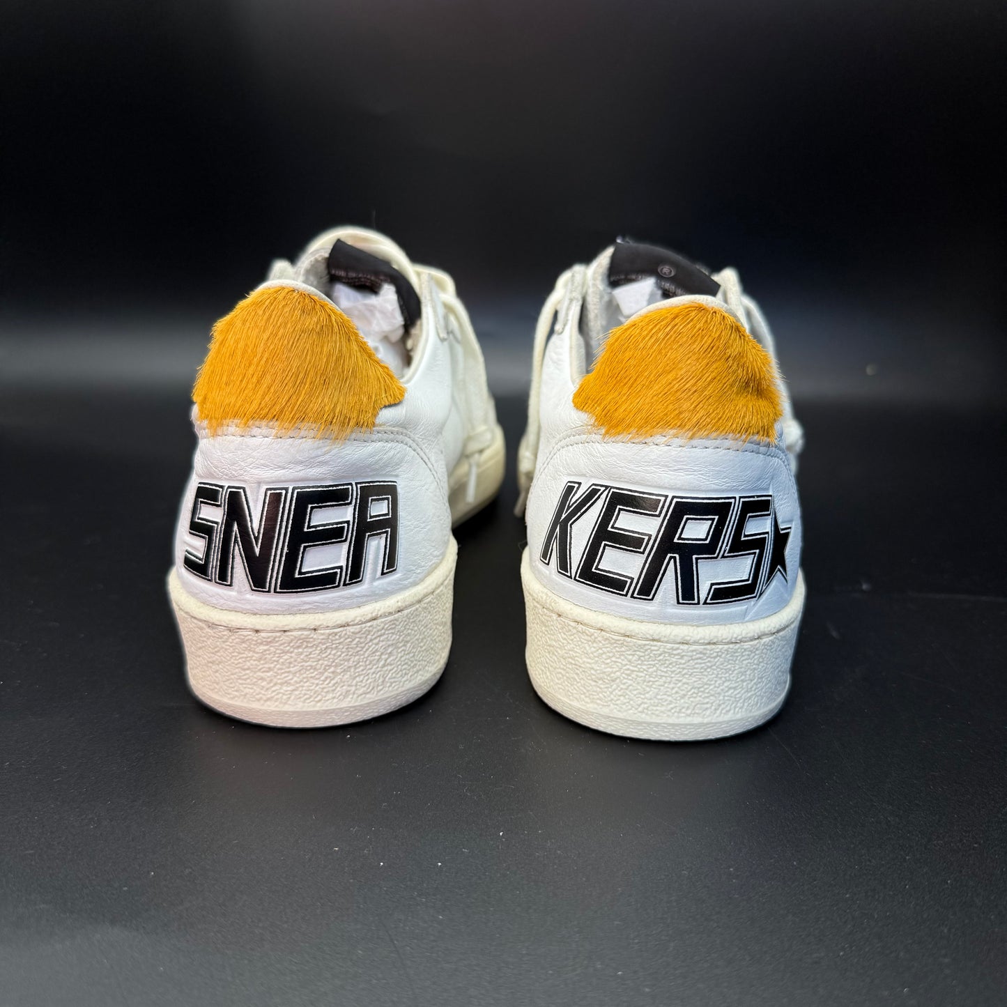 Golden Goose Ballstar - Blanc/Jaune◾️
