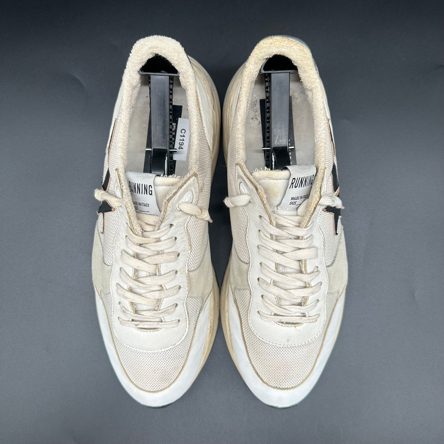 Golden Goose Running - Beige Noir C1194