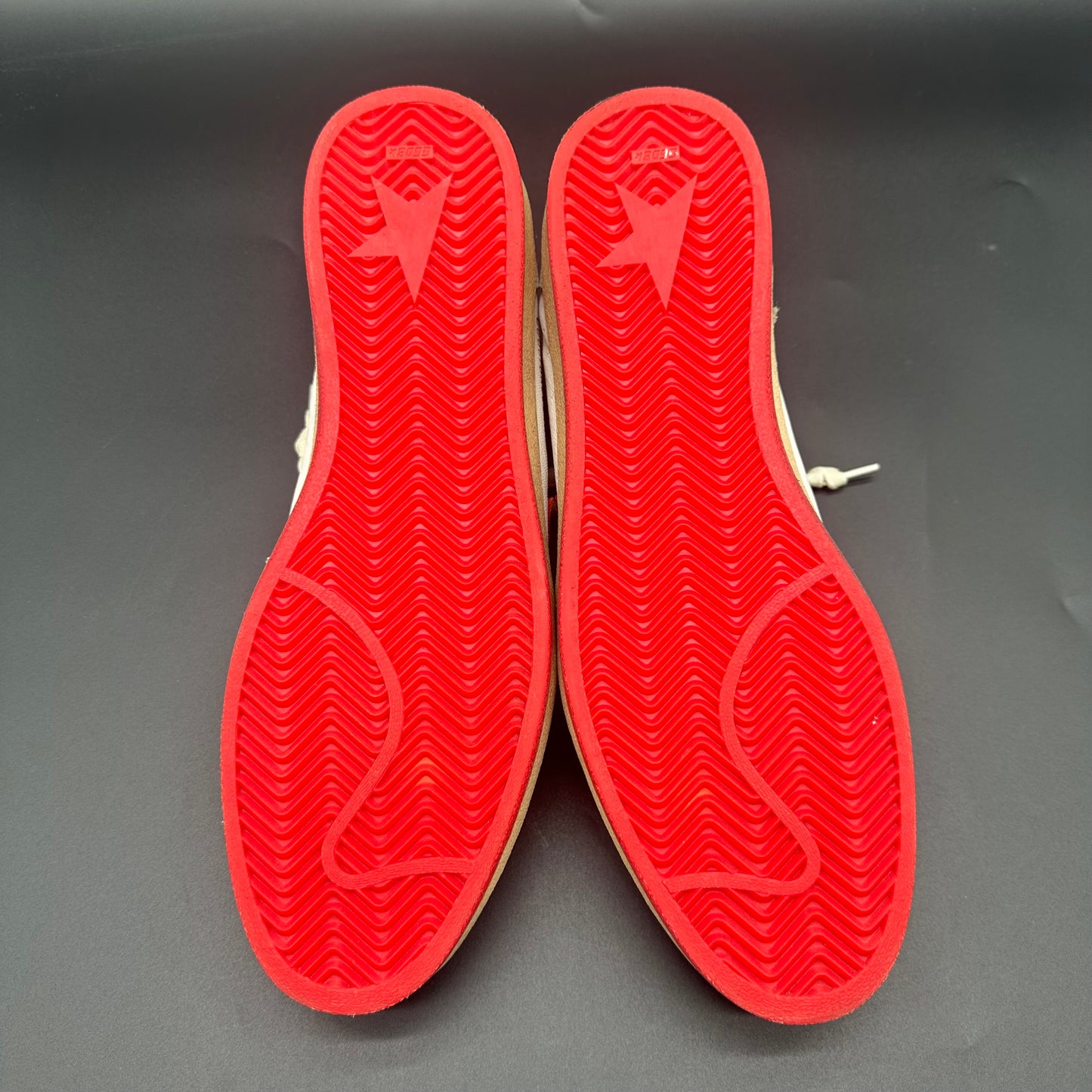 Golden Goose Ballstar - Blanc Rouge C1342
