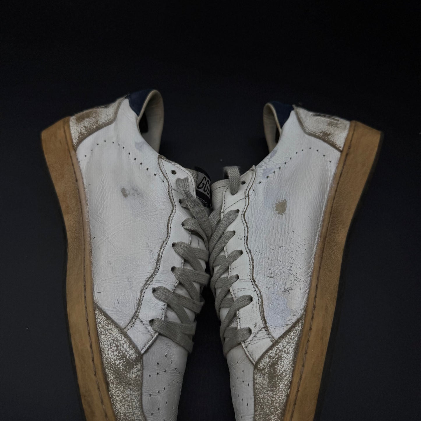 Golden Goose BallStar - Blanc/ Bleu ▫️