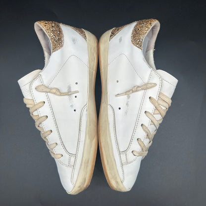 Golden Goose Superstar - Blanc Argent Paillettes C1190