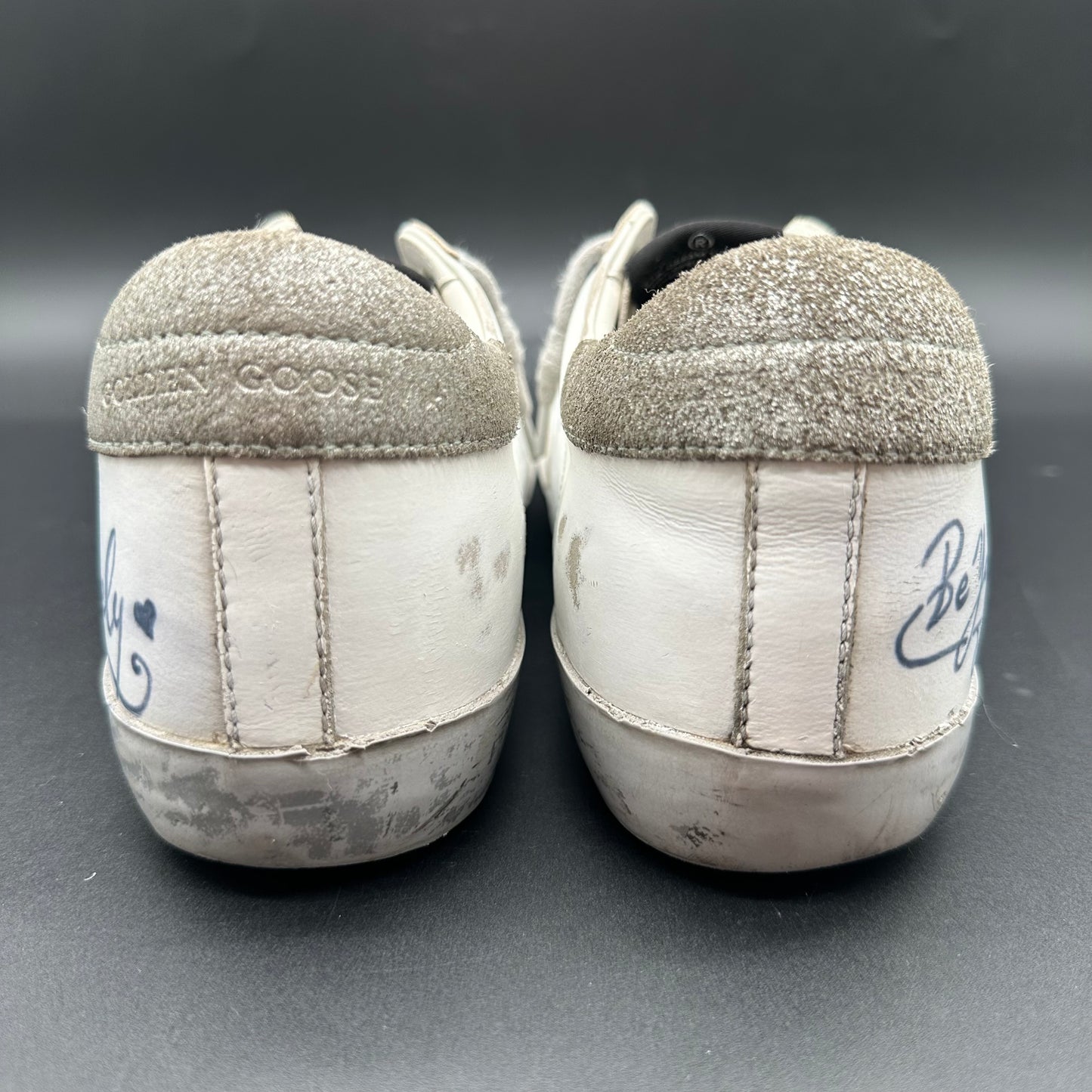 Golden Goose Superstar - Blanc Argent C1421