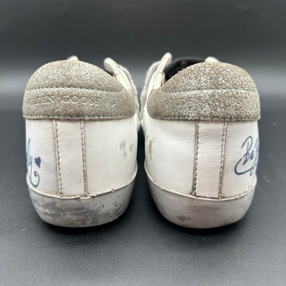 Golden Goose Superstar - Blanc Argent C1421