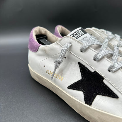 Golden Goose Superstar - Blanc Noir Violet C1355