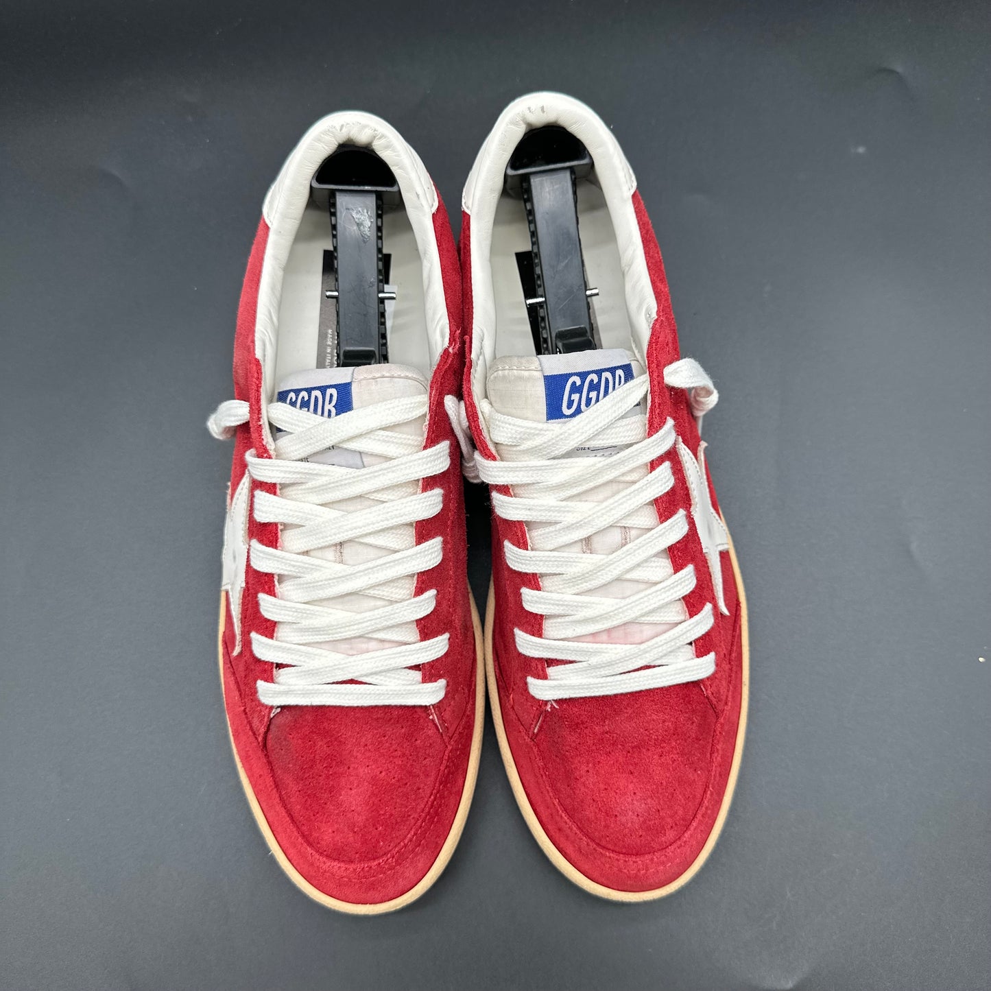 Golden Goose Ballstar - Rouge Blanc C1463