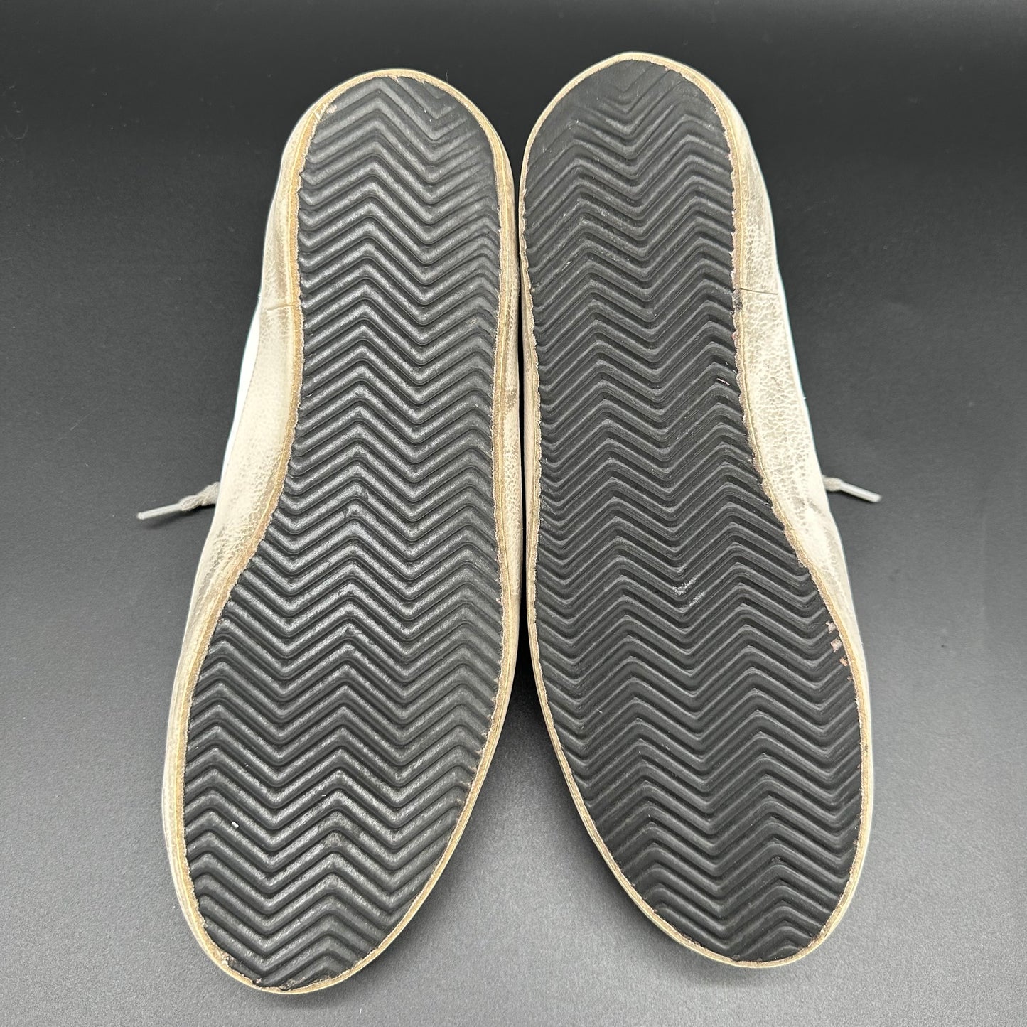 Golden Goose Superstar - Blanc Beige Argent C1268