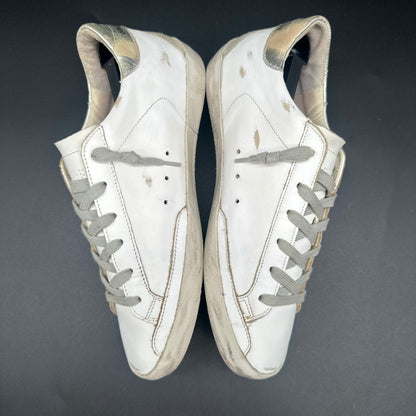 Golden Goose Superstar - Blanc Argent Beige C1284