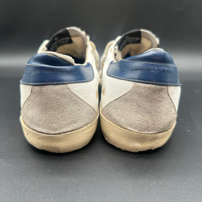 Golden Gooss Superstar - Blanc Bleu Zèbre C1363