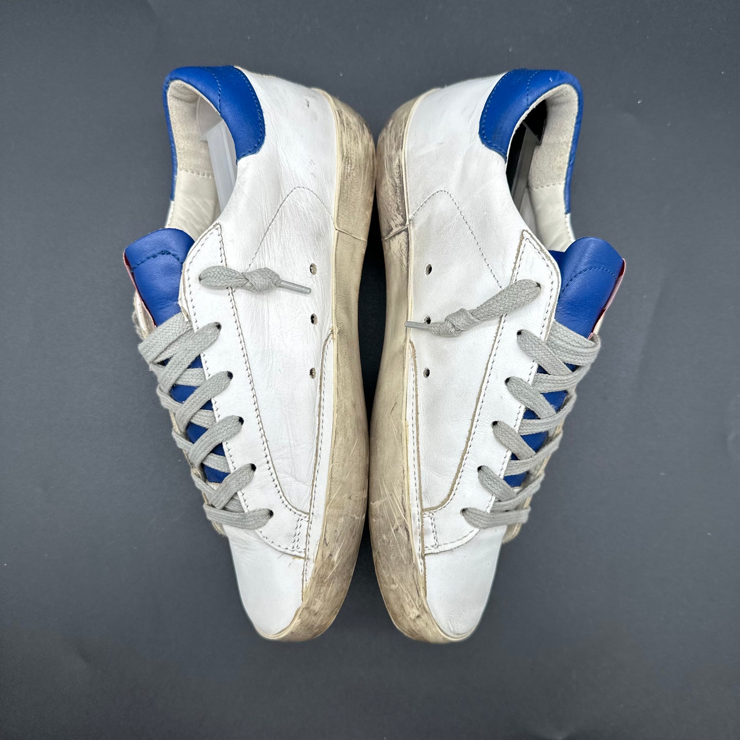 Golden Goose Superstar - Blanc Bleu Noir C1428