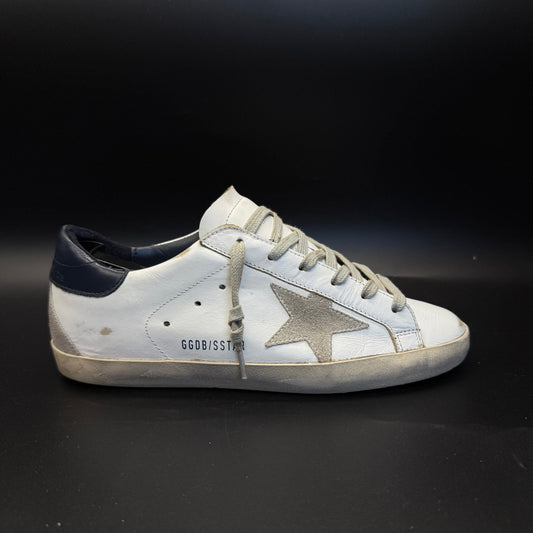 Golden Goose Superstar - Blanc/Bleu marine ◼️