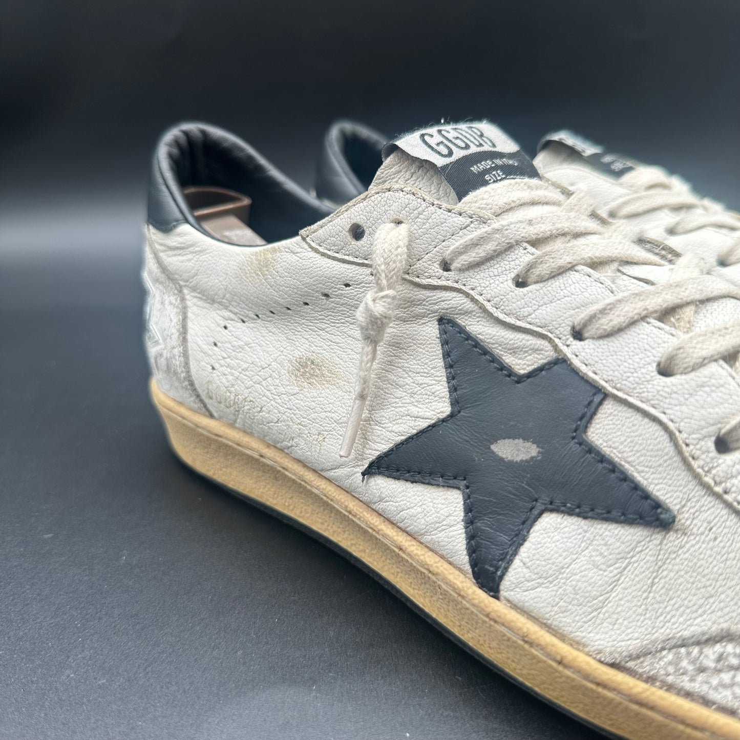 Golden Goose Ballstar - Blanc Noir C1386