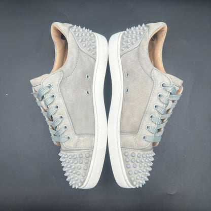 Louboutin Junior Spikes - Gris Blanc C1416