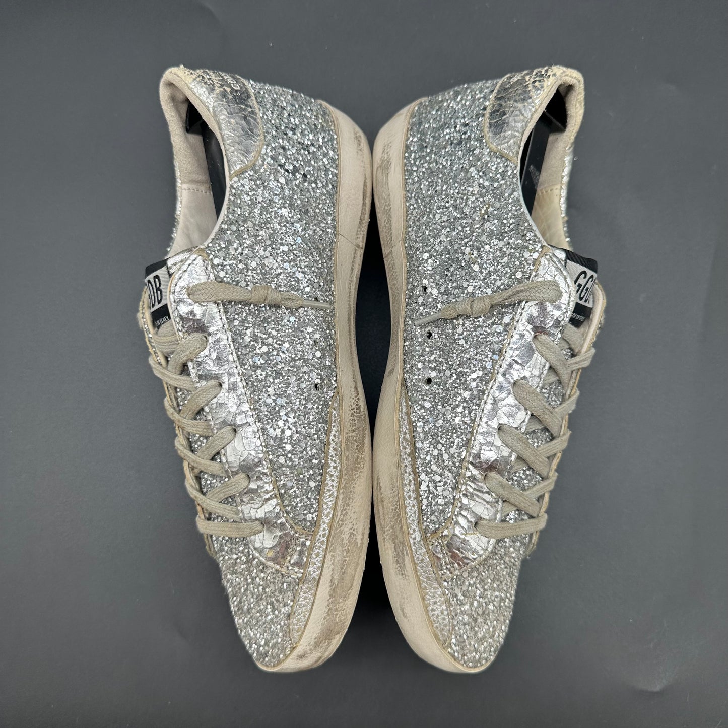 Golden Goose Superstar - Argent Paillettes C1407