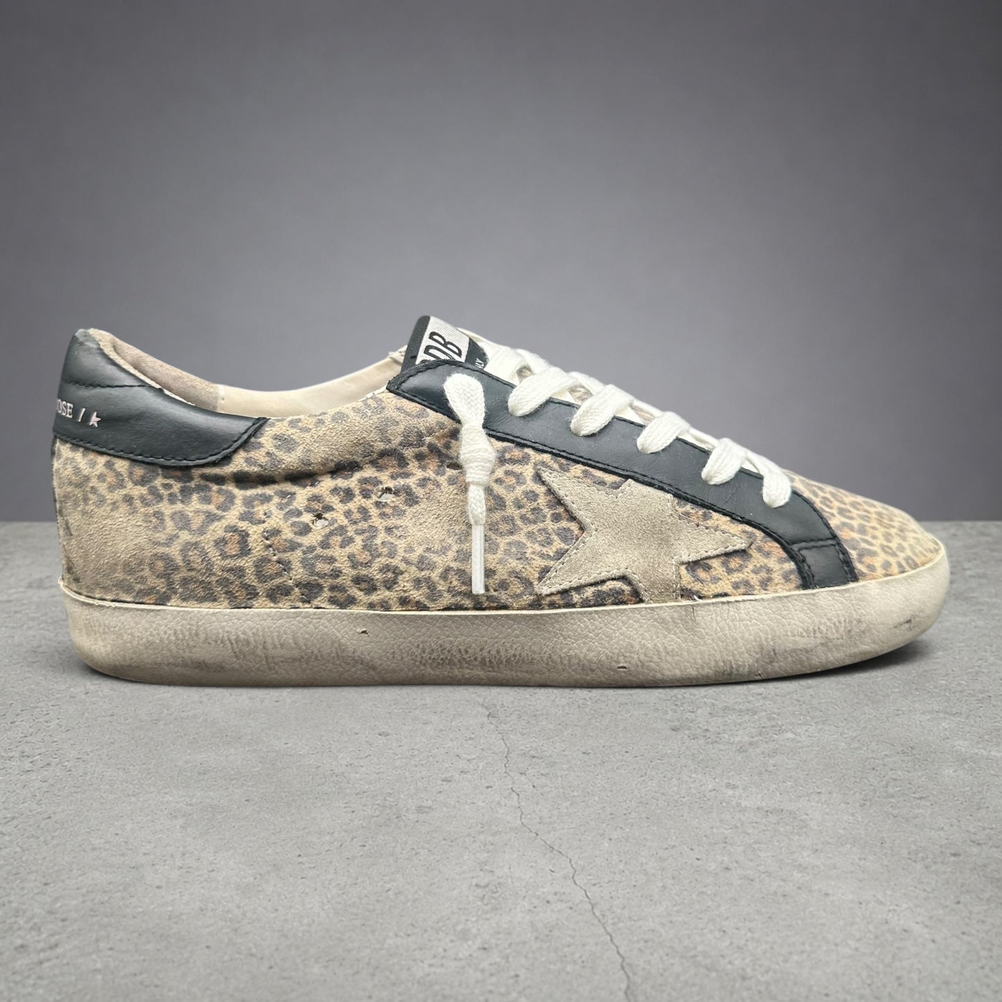 Golden Goose Superstar - Léopard Noir C1365