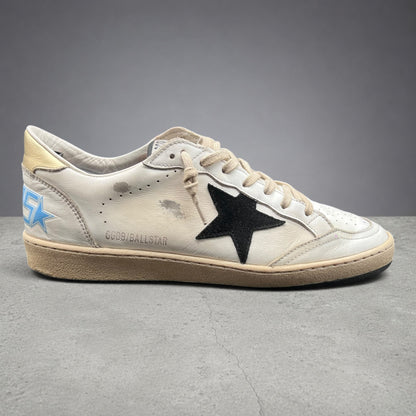 Golden Goose Ballstar - Blanc Bleu Noir Or K20