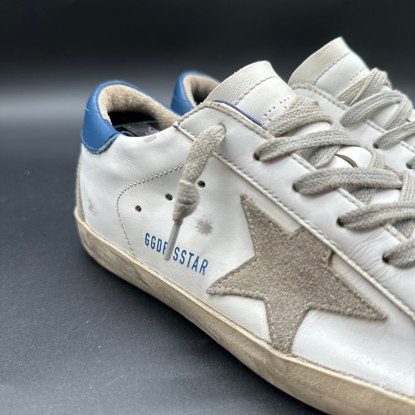 Golden Goose Superstar - Blanc Beige Bleu J035