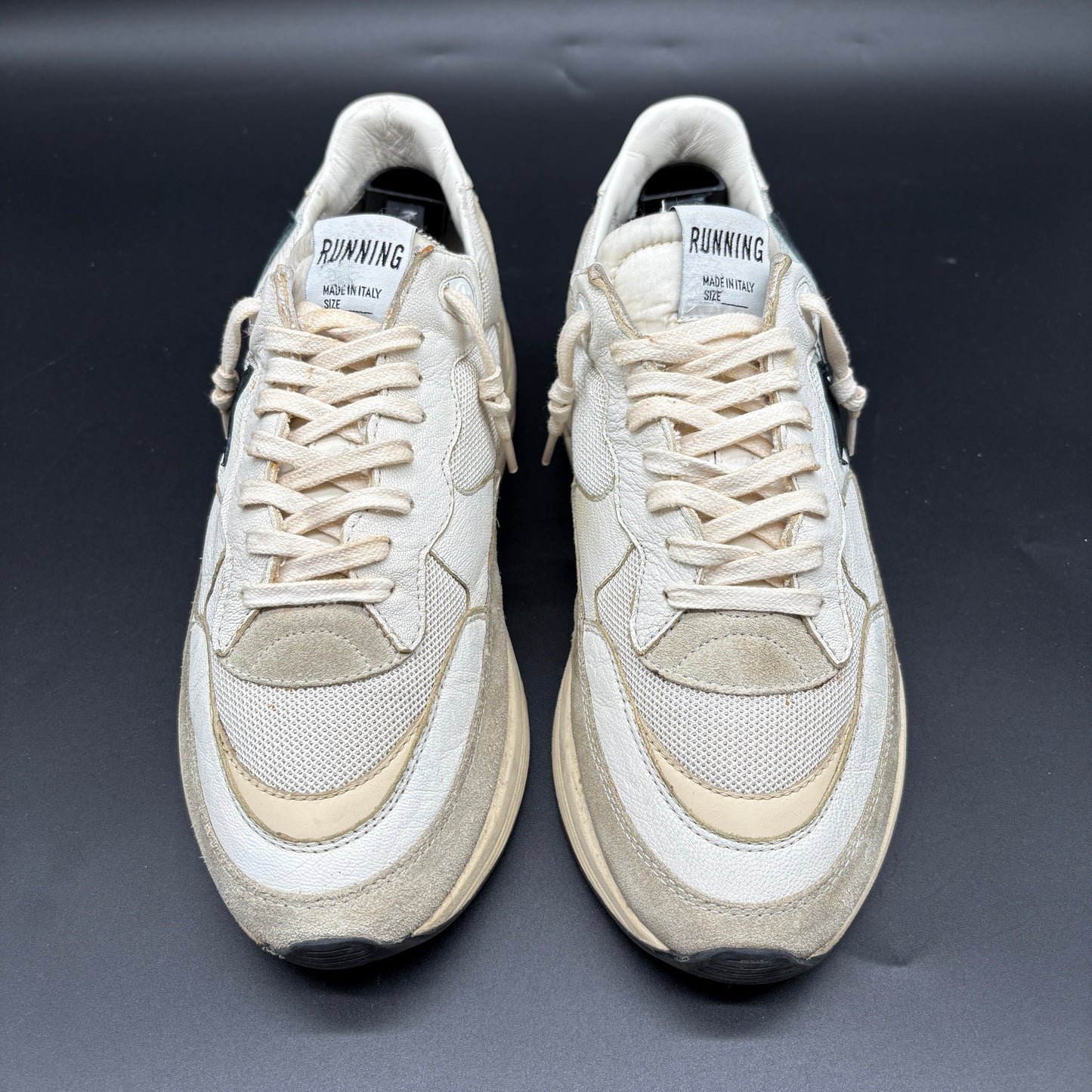 Golden Goose Running - Blanc Noir Gris C1332