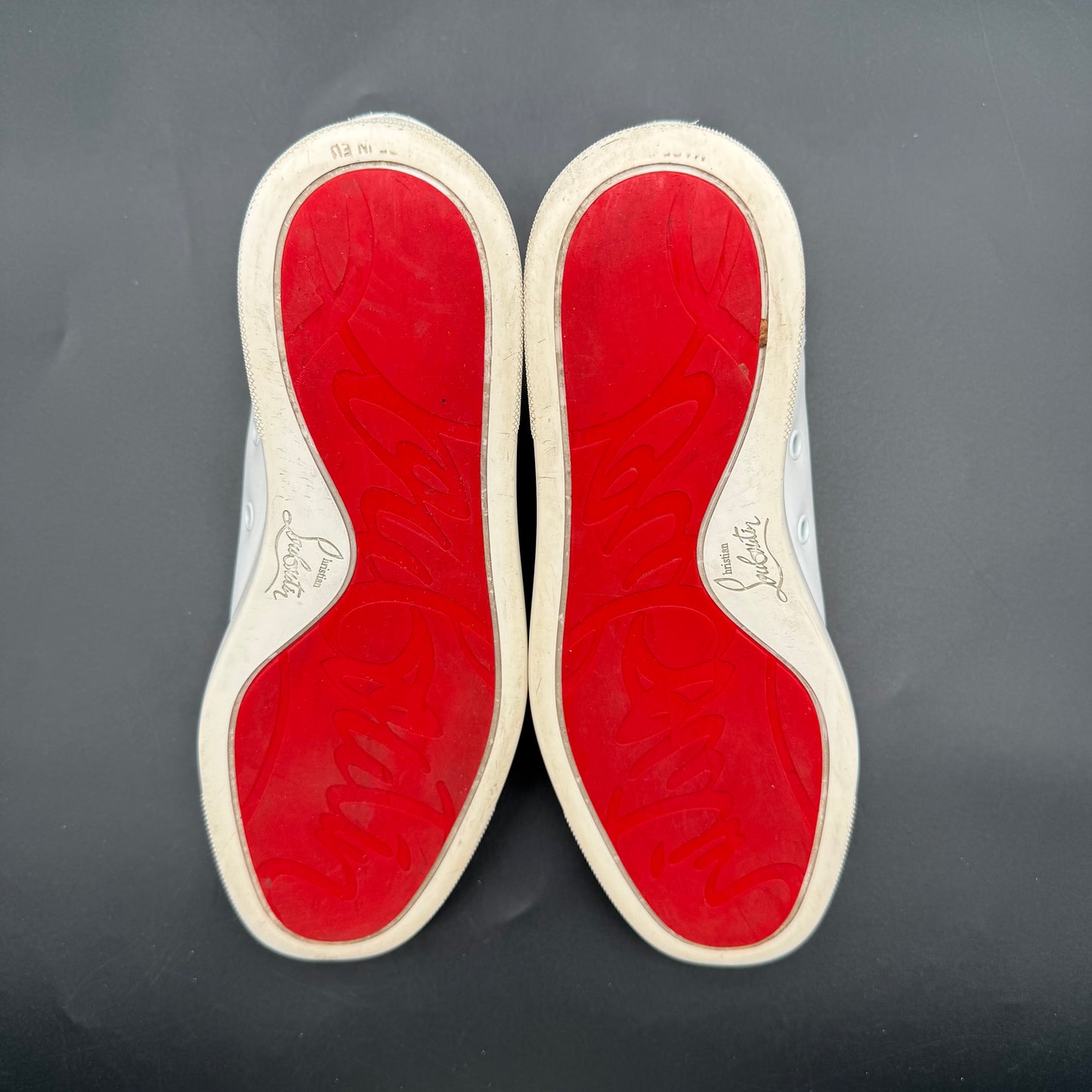Louboutin Junior Spike - Blanc C600