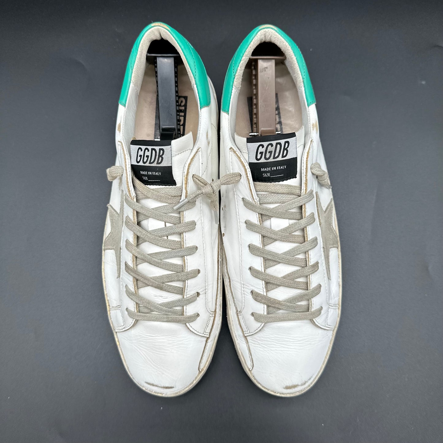 Golden Goose Superstar - Blanc Beige Vert C1451