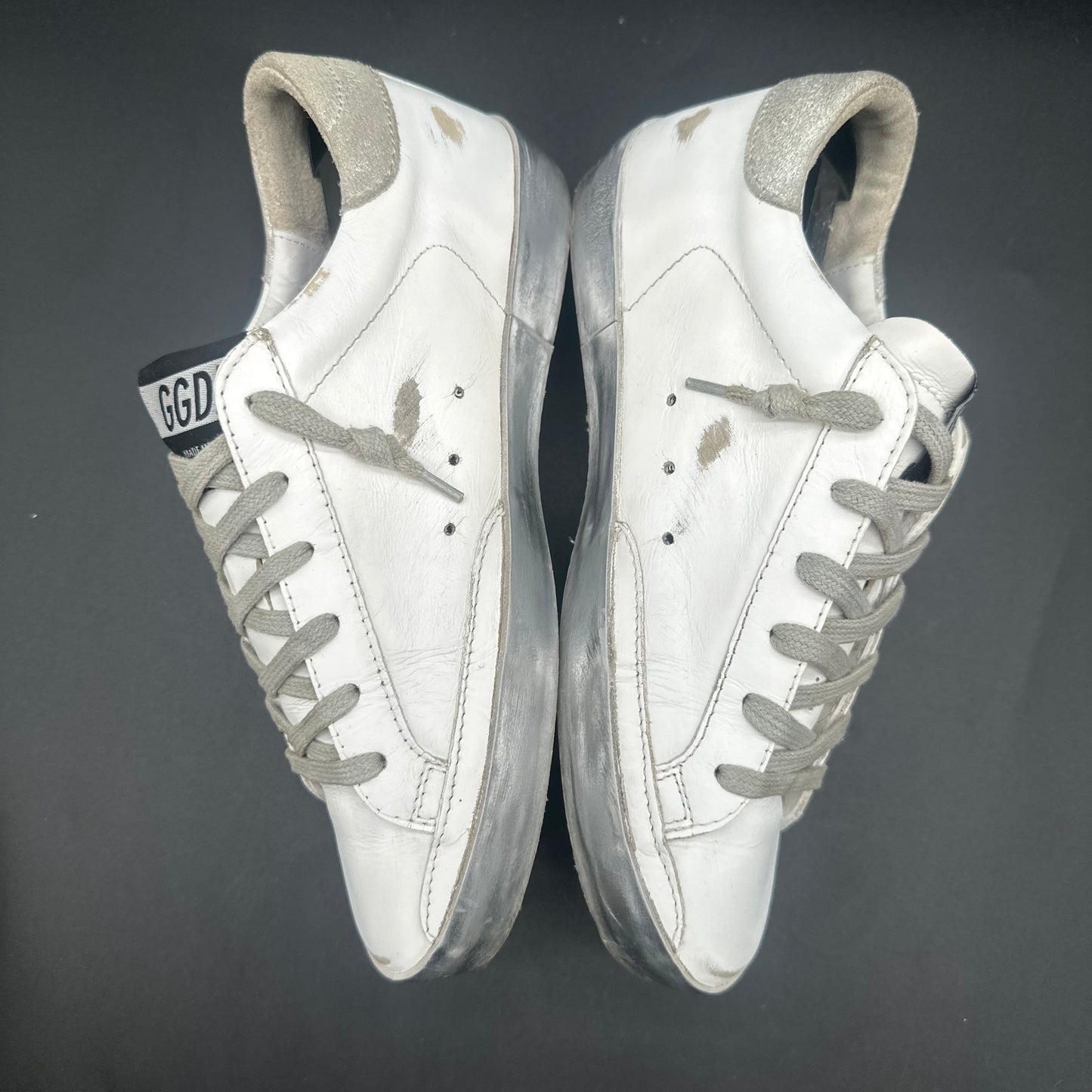 Golden Goose Superstar - Blanc Argent C1429