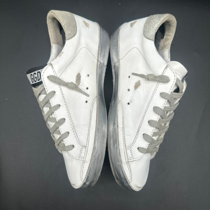Golden Goose Superstar - Blanc Argent C1429