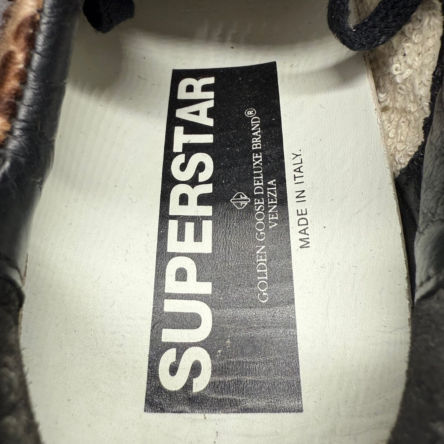 Golden Goose Superstar - Leopard Noir