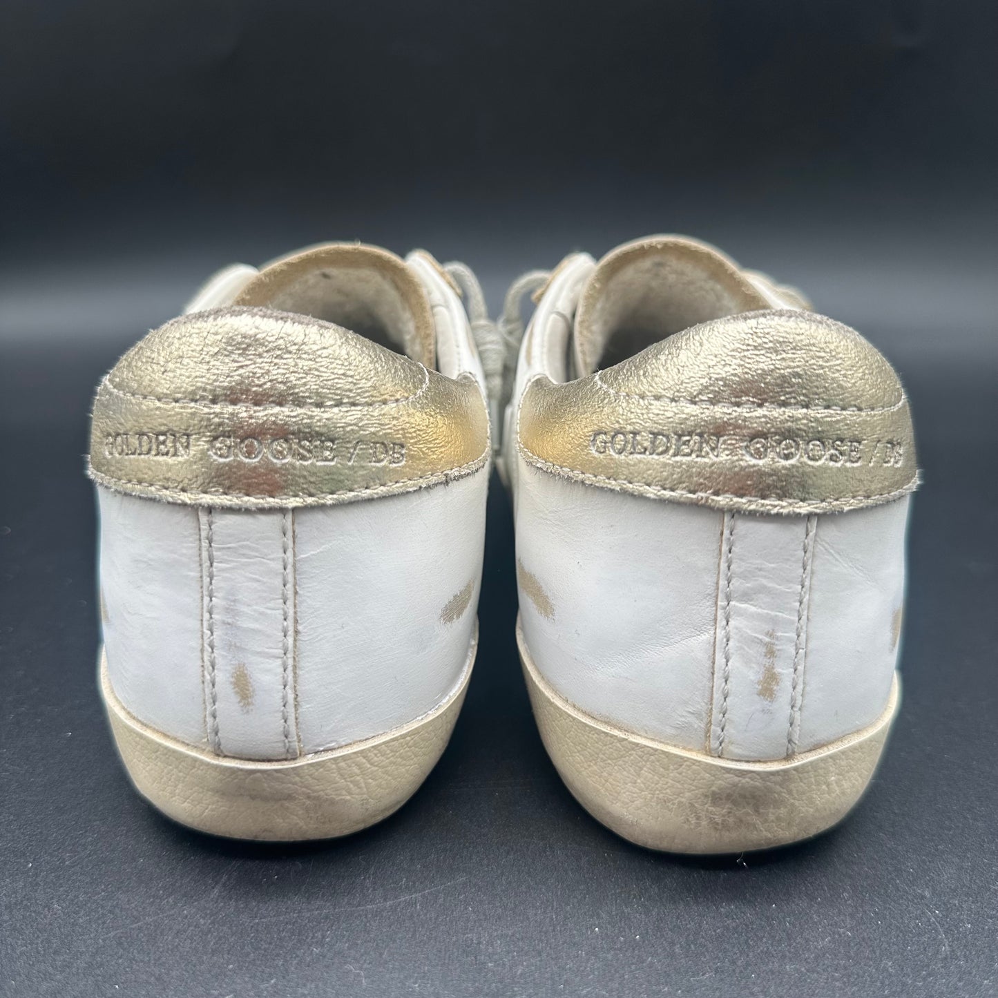 Golden Goose Superstar - Blanc Noir Or C1282