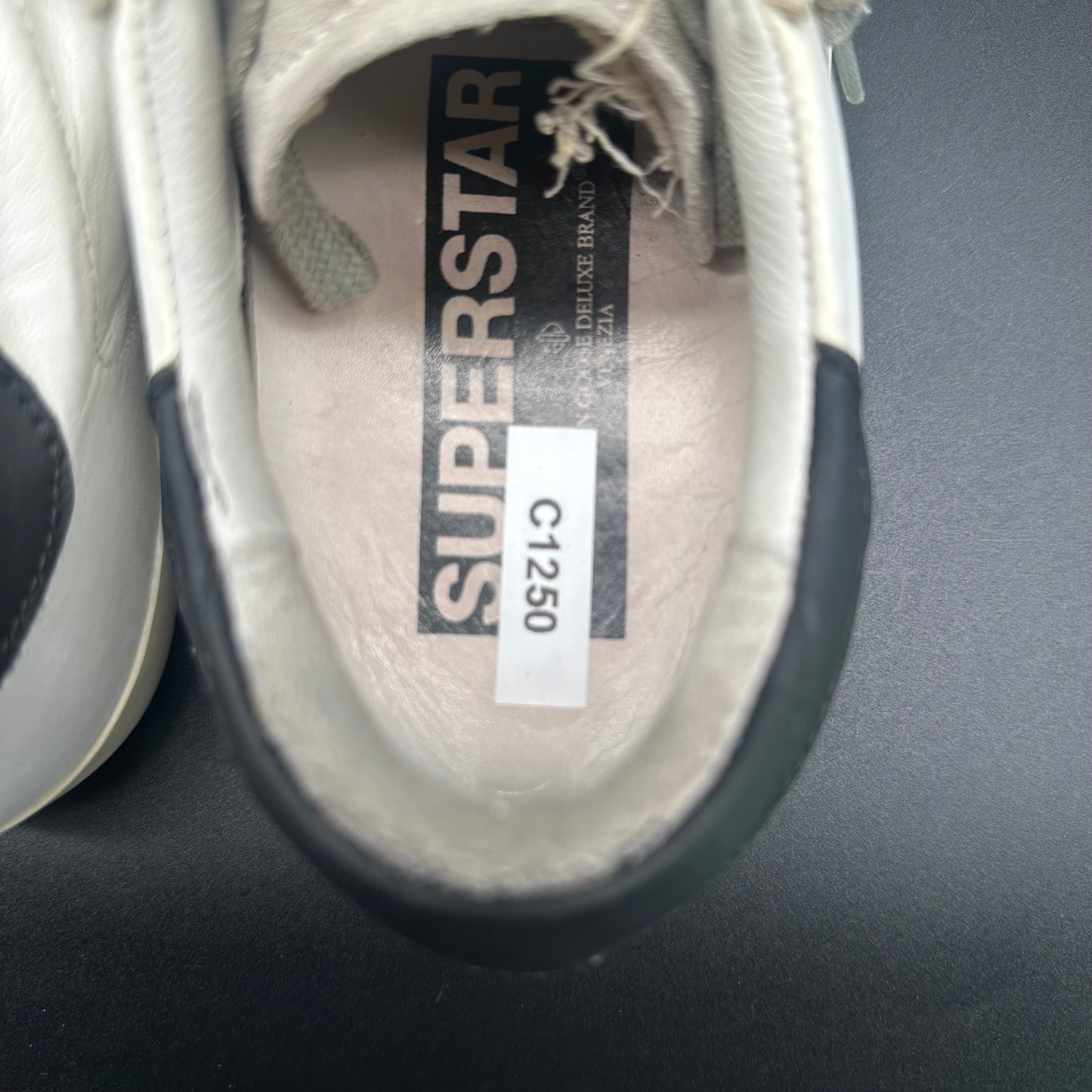 Golden Goose Superstar - Blanc Noir C1250