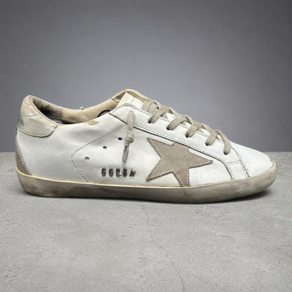Golden Goose Superstar - Blanc Or Beige C1245