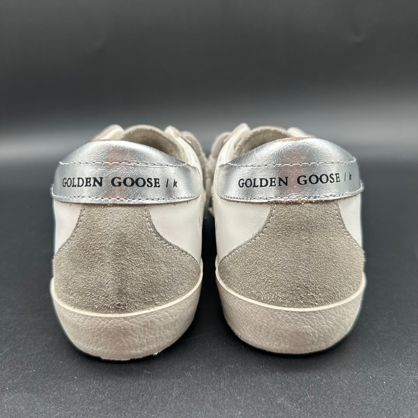 Golden Goose Superstar - Blanc Argent C1200