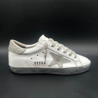 Golden Goose Superstar - Blanc Argent C1429