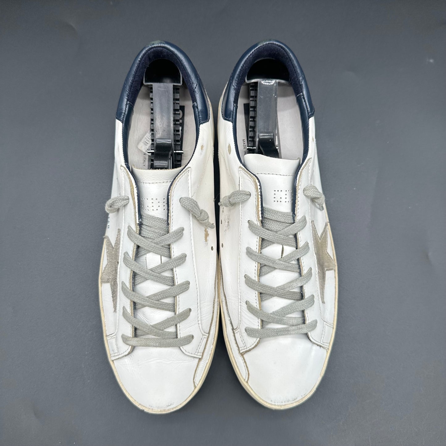 Golden Goose Superstar - Blanc Bleu Beige C1377