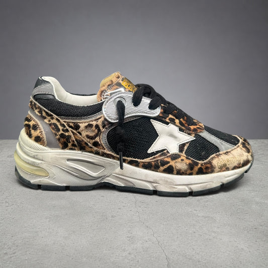 Golden Goose Dad-Star - Noir Léopard C1211