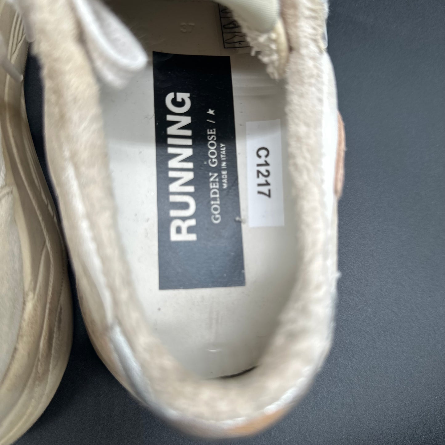 Golden Goose Running - Blanc Beige Rose C1217