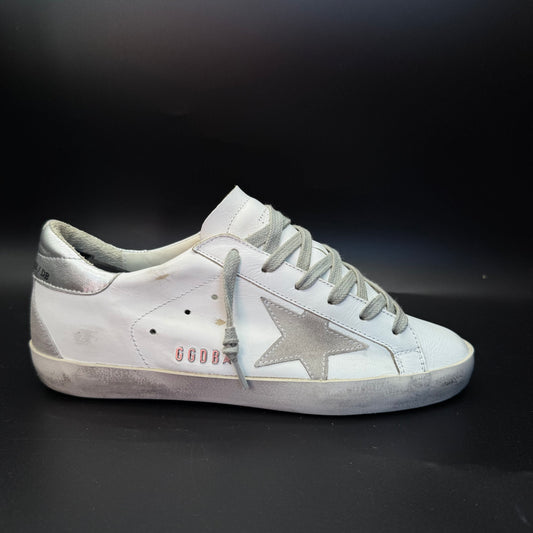 Golden Goose Superstar - Blanc/Argent ◼️