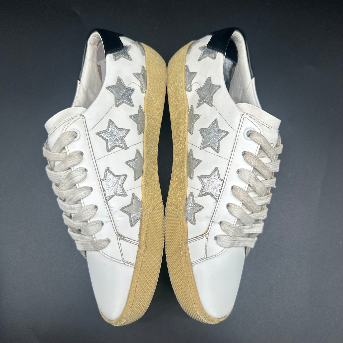 Saint Laurent Court - Blanc Noir Argent C1297