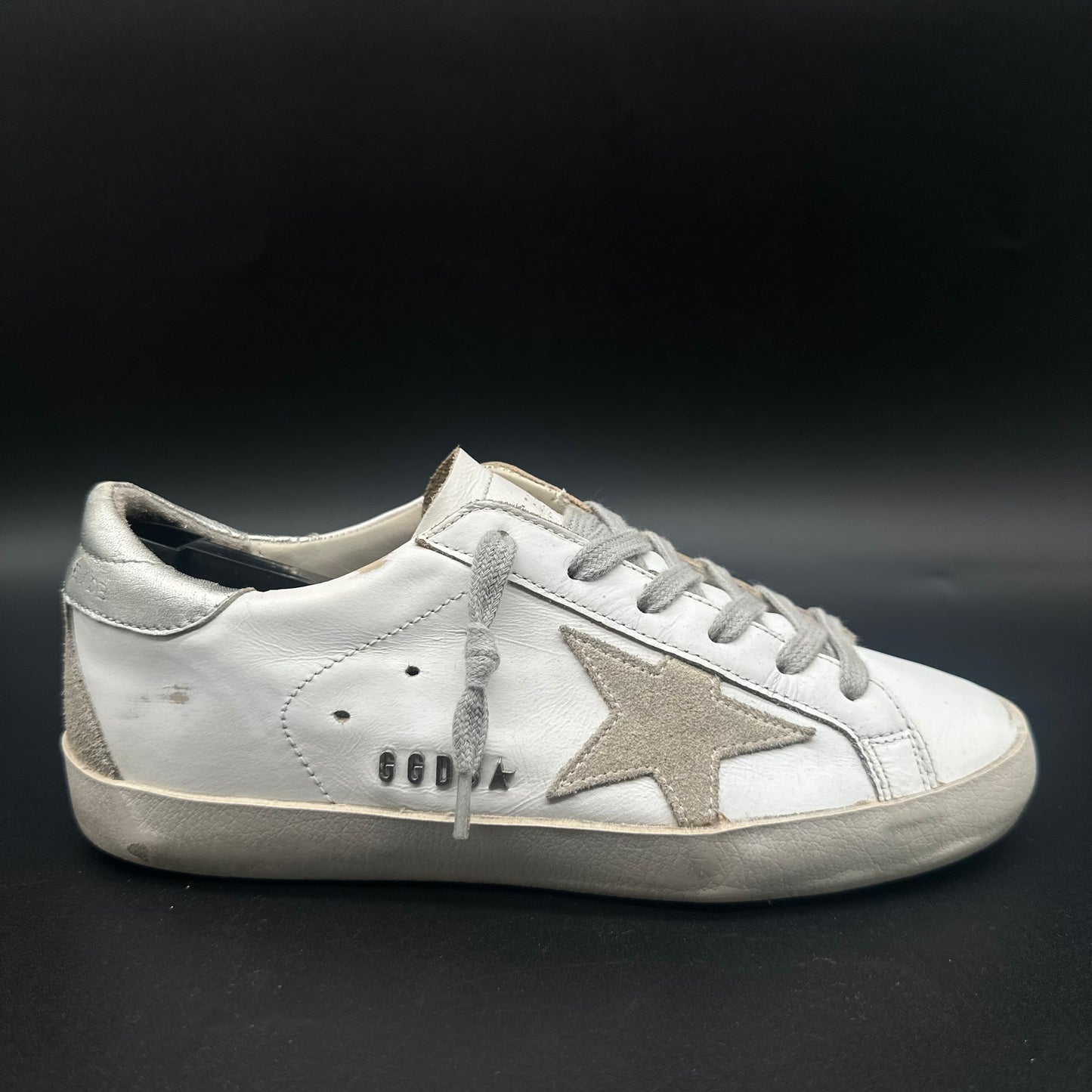 Golden Goose Superstar - Blanc Beige Argent C543